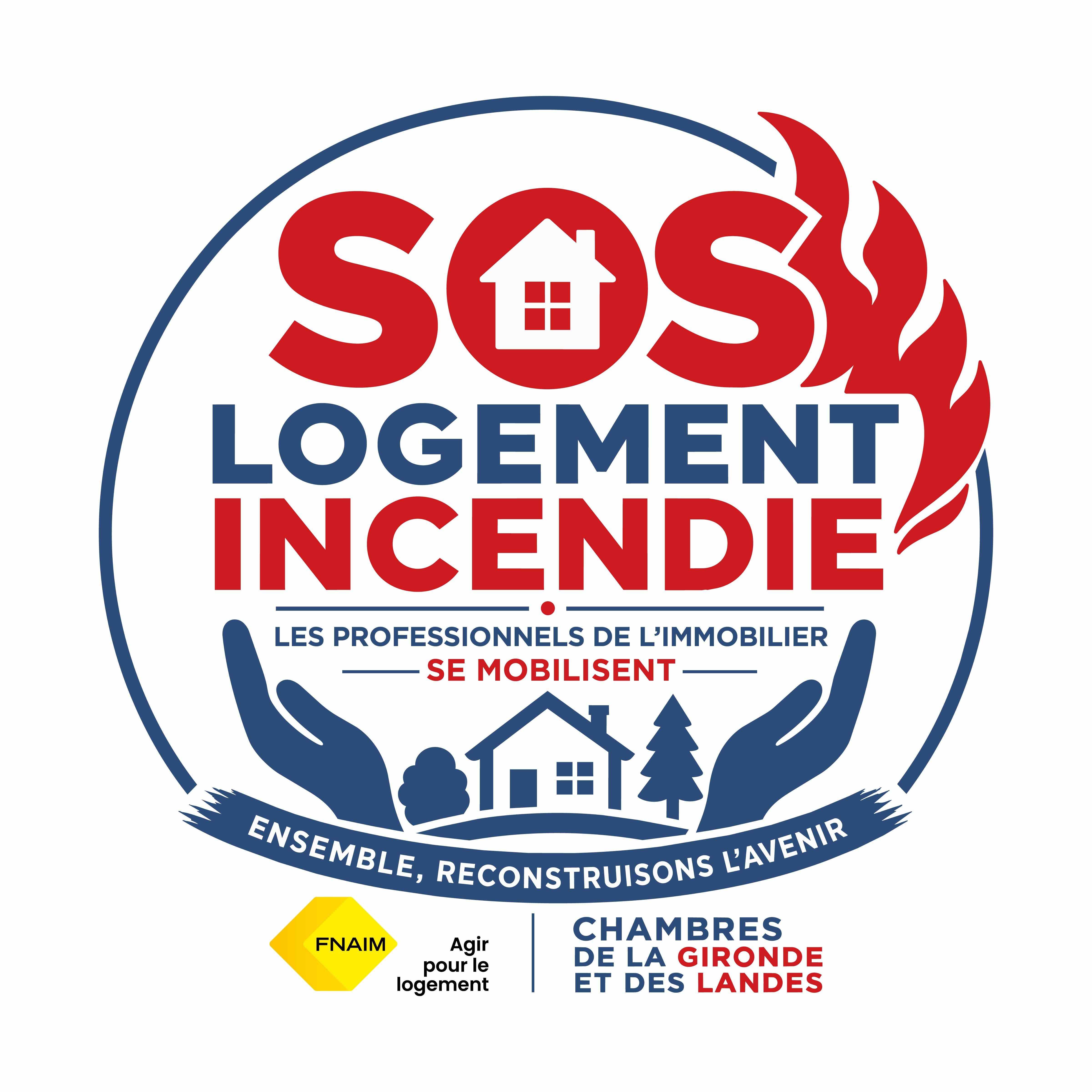 SOS logement incendie — les professionnels de l'immobilier se mobilisent